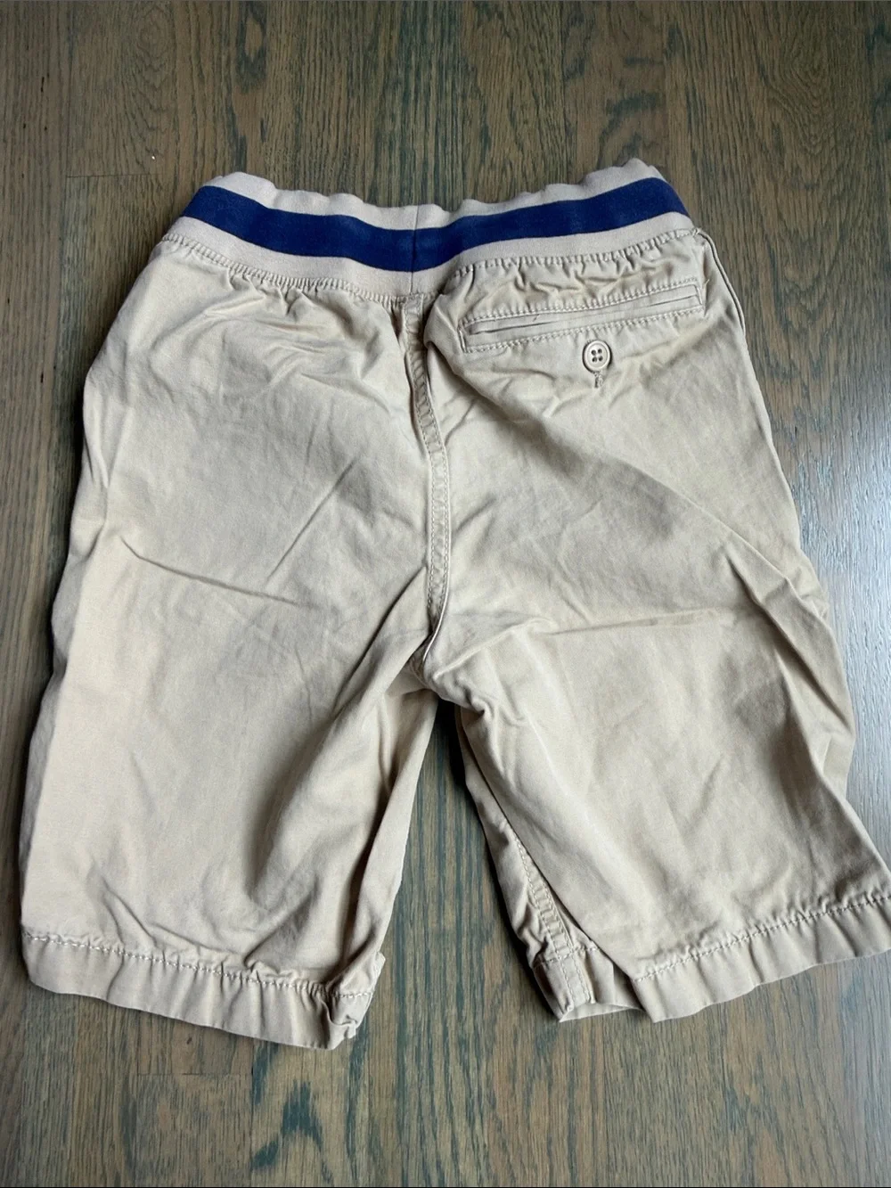 GAP Beige Kids Hybrid Shorts with Navy Waistband